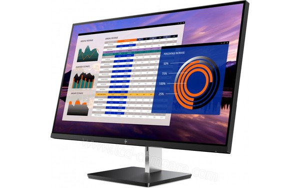 HEWLETT PACKARD HP EliteDisplay S270n - Vue 3/4 droite