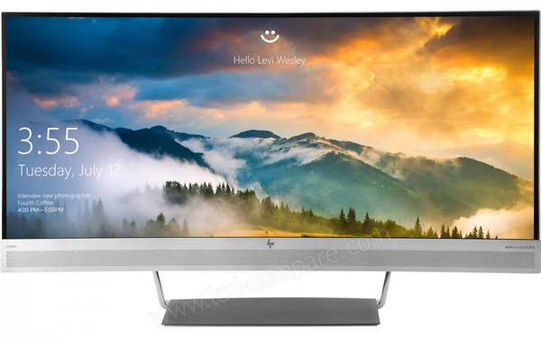 HEWLETT PACKARD HP EliteDisplay S340c - Vue de face