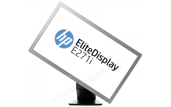 HEWLETT PACKARD HP EliteDisplay E271i Argent - Mode portrait