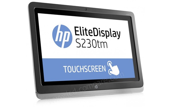 HEWLETT PACKARD HP EliteDisplay S230tm - Vue 3/4 gauche