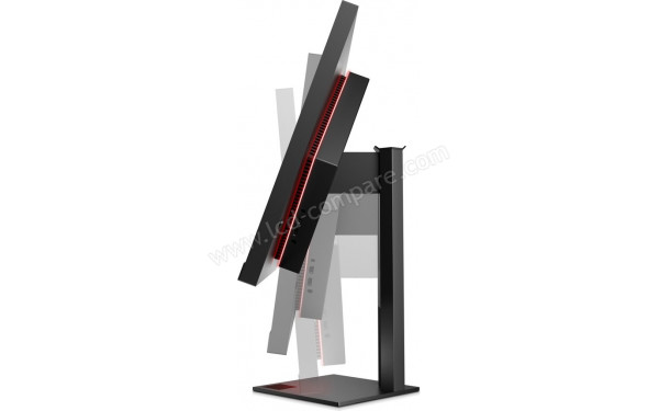 HEWLETT PACKARD HP Omen 27i - Vue de profil droit avec ajustement de l'inclinaison
