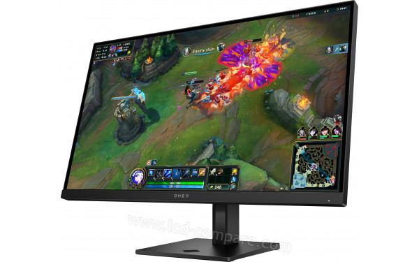 HEWLETT PACKARD HP Omen 27qs G2 - Vue 3/4 droite