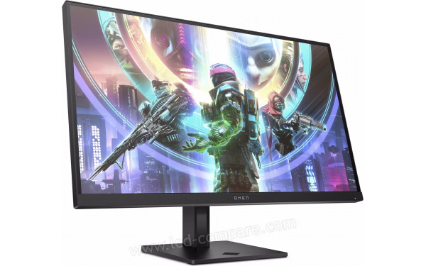 HEWLETT PACKARD HP Omen 27qs - Vue 3/4 gauche