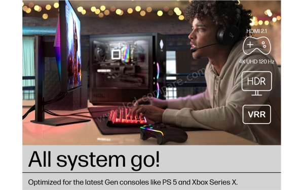 HEWLETT PACKARD HP Omen 27u - Mise en situation