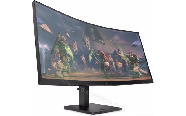 HEWLETT PACKARD HP Omen 34c - Vue 3/4 gauche