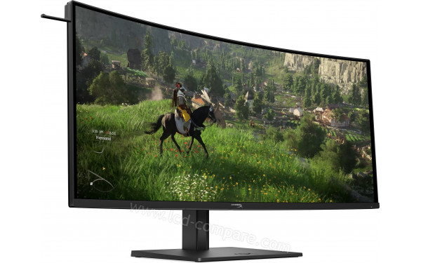 HEWLETT PACKARD HP HyperX OMEN OLED 34 - Vue 3/4 gauche