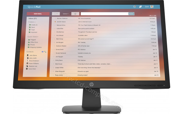 HEWLETT PACKARD HP P22v G4 - Vue de face