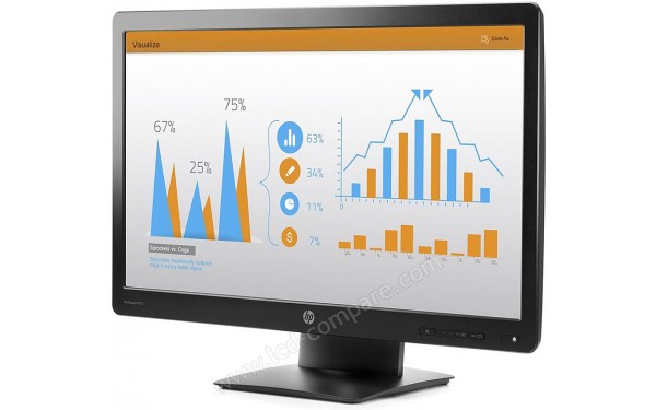 HEWLETT PACKARD HP ProDisplay P232 - Vue 3/4 droite