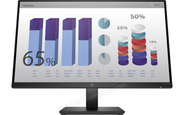 HEWLETT PACKARD HP P24q G4 - Vue de face