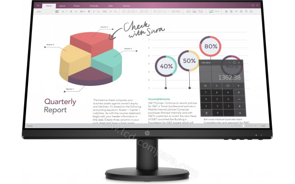 HEWLETT PACKARD HP P24v G4 - Vue de face