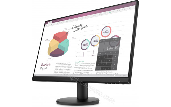 HEWLETT PACKARD HP P24v G4 - Vue 3/4 droite