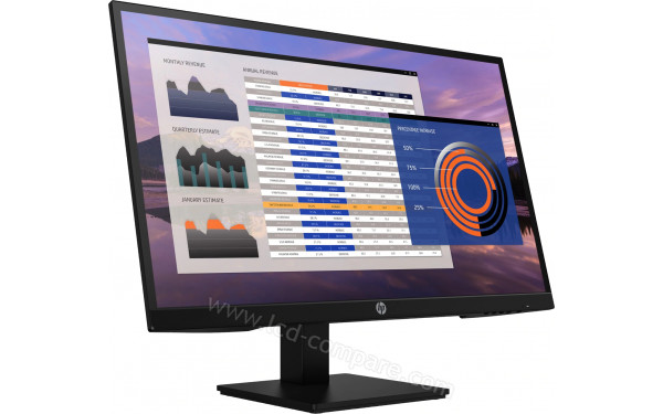 HEWLETT PACKARD HP P27h G4 - Vue 3/4 gauche