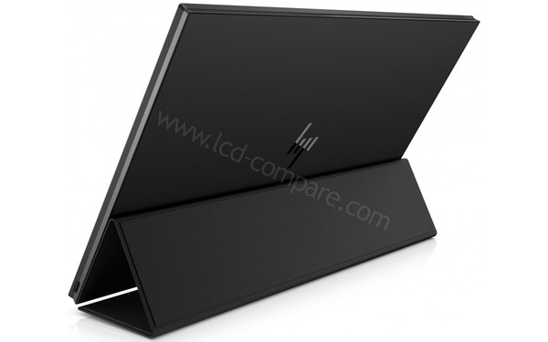 HEWLETT PACKARD HP EliteDisplay S14 - Vue 3/4 gauche de l'arri&egrave;re