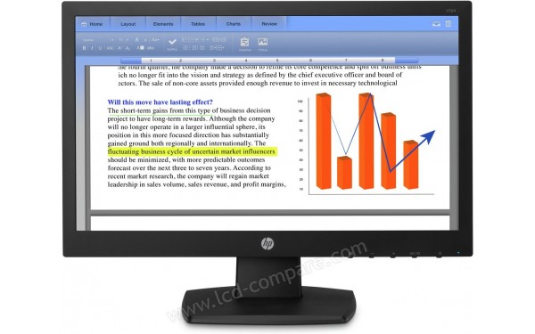 HEWLETT PACKARD HP V194 - Vue de face