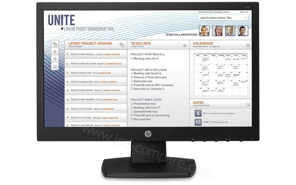 HEWLETT PACKARD HP V197 - Vue de face