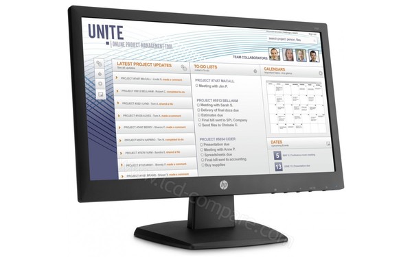 HEWLETT PACKARD HP V197 - Vue 3/4 gauche