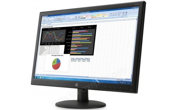 HEWLETT PACKARD HP V241p - Vue 3/4 droite