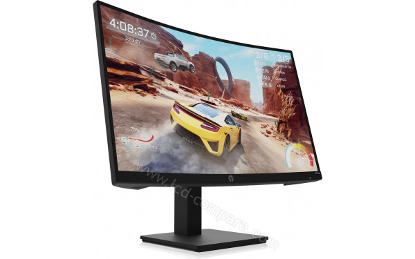 HEWLETT PACKARD HP X27qc - Vue 3/4 gauche