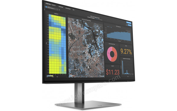 HEWLETT PACKARD HP Z24f G3 - Vue 3/4 gauche