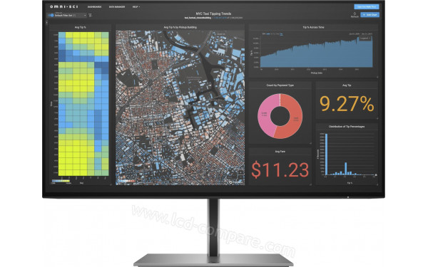 HEWLETT PACKARD HP Z24f G3 - Vue de face