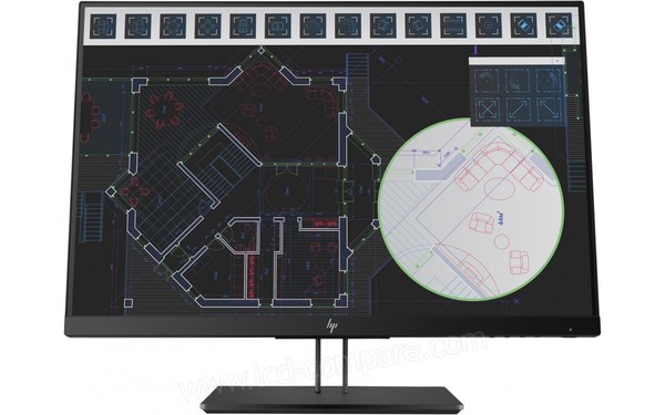 HEWLETT PACKARD HP Z24i G2 - Vue de face