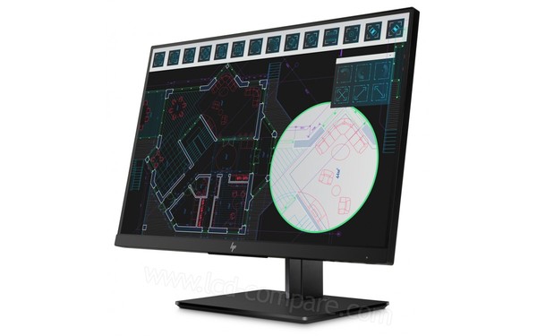 HEWLETT PACKARD HP Z24i G2 - Vue 3/4 droite