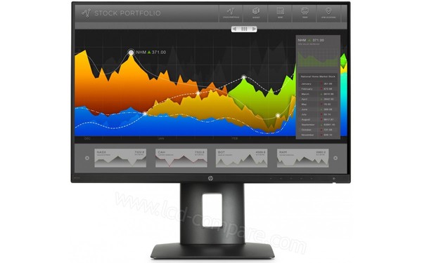 HEWLETT PACKARD HP Z24nf - Vue de face