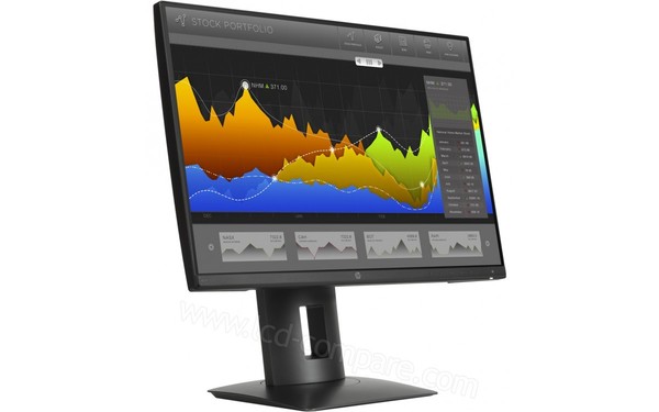 HEWLETT PACKARD HP Z24nf - Vue 3/4 gauche