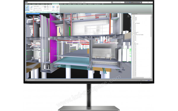 HEWLETT PACKARD HP Z24u G3 - Vue de face