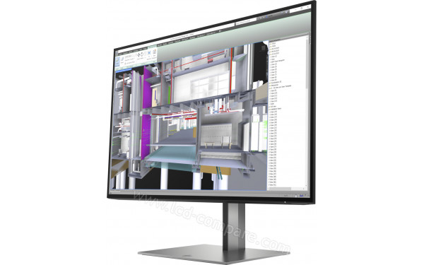 HEWLETT PACKARD HP Z24u G3 - Vue 3/4 droite