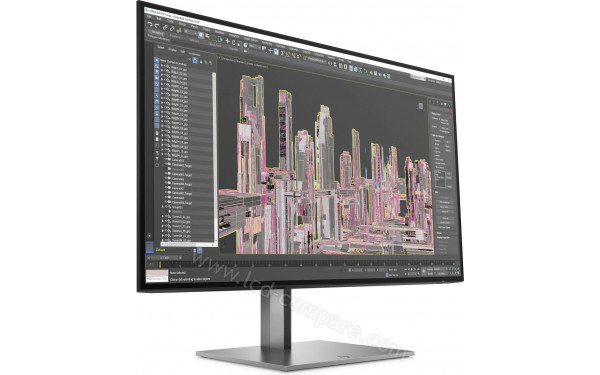 HEWLETT PACKARD HP Z27u G3 - Vue 3/4 gauche