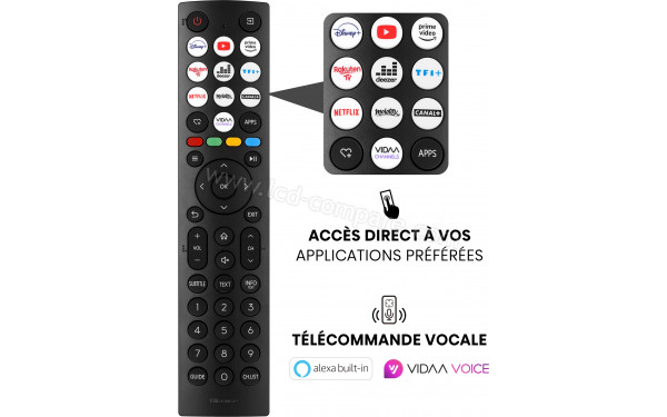 HISENSE 32A59NQ - T&eacute;l&eacute;commande