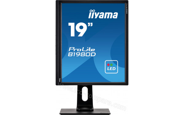 IIYAMA ProLite B1980D-B1 - Vue de face en mode portrait