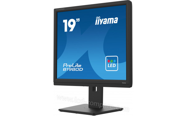 IIYAMA ProLite B1980D-B5 - Vue 3/4 droite