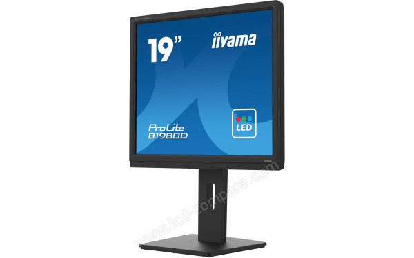 IIYAMA ProLite B1980D-B5 - Vue 3/4 droite