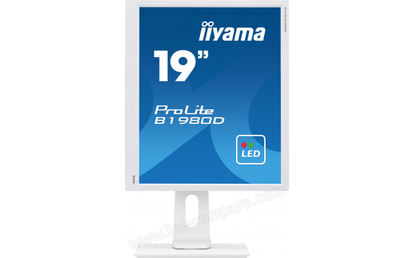 IIYAMA ProLite B1980D-W1 - Vue de face en mode portrait