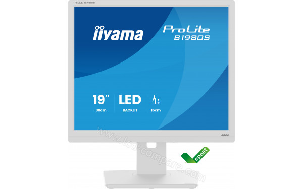 IIYAMA ProLite B1980S-W1 - Vue de face