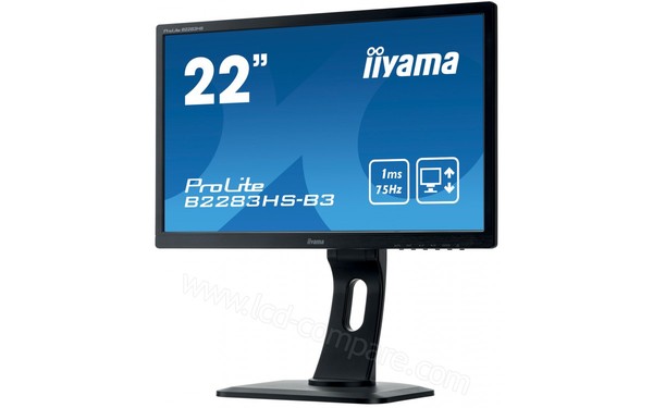IIYAMA ProLite B2283HS-B3 - Vue 3/4 droite