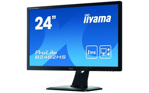 IIYAMA ProLite B2482HS-B1 - Vue 3/4 droite