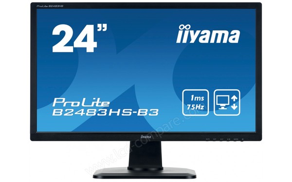 IIYAMA ProLite B2483HS-B3 - Vue de face