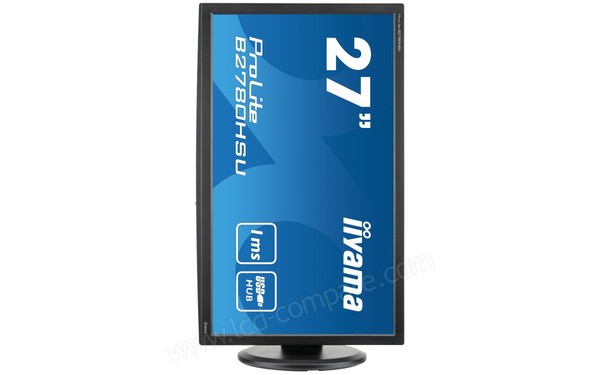 IIYAMA ProLite B2780HSU-B2 - Vue mode pivot portrait