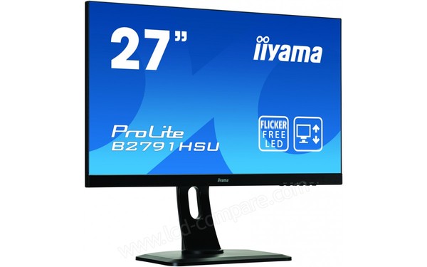 IIYAMA ProLite B2791HSU-B1 - Vue 3/4 gauche