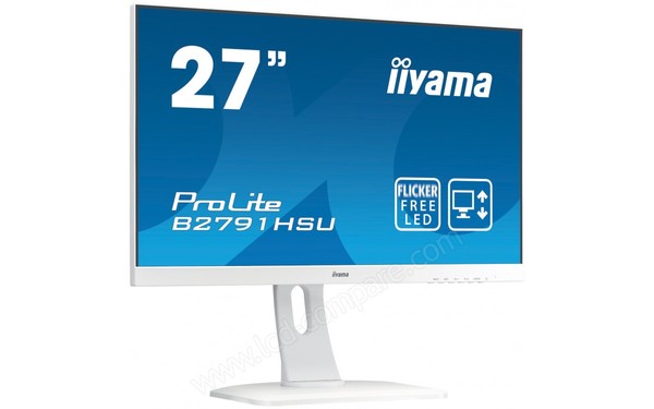 IIYAMA ProLite B2791HSU-W1 - Vue 3/4 gauche