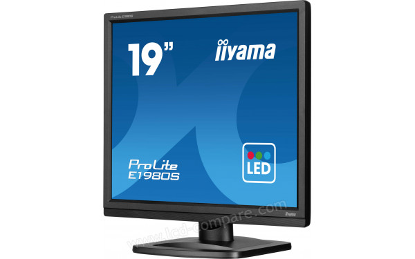 IIYAMA ProLite E1980S-B1 - Vue 3/4 droite