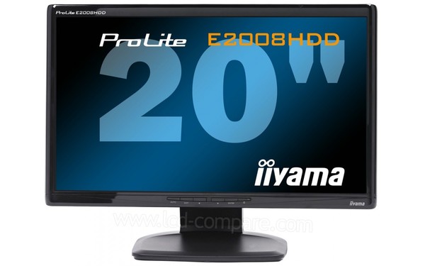 IIYAMA ProLite E2008HDD-B1 - Vue de face