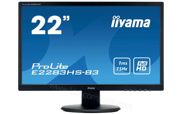 IIYAMA ProLite E2283HS-B3 - Vue de face