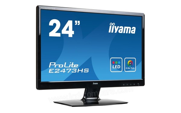 IIYAMA ProLite E2473HS-GB1 - Vue 3/4 gauche