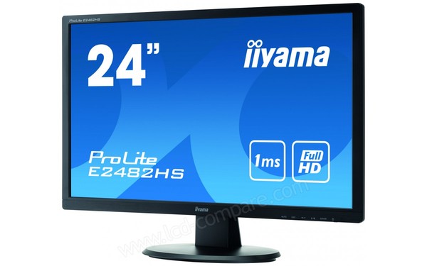 IIYAMA ProLite E2482HS-B1 - Vue 3/4 droite