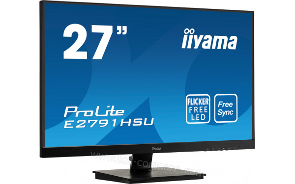 IIYAMA ProLite E2791HSU-B1 - Vue 3/4 gauche