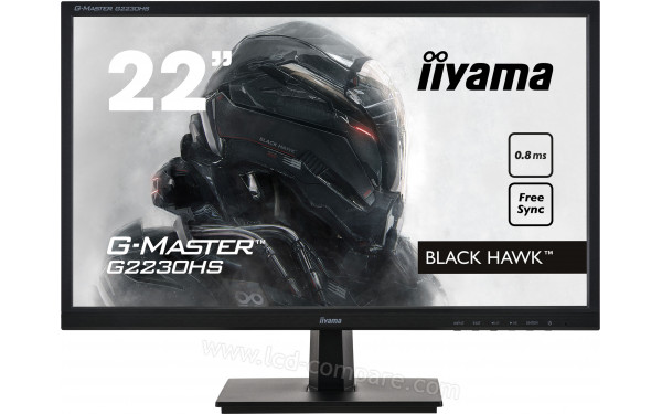 IIYAMA G-Master G2230HS-B1 - Vue de face